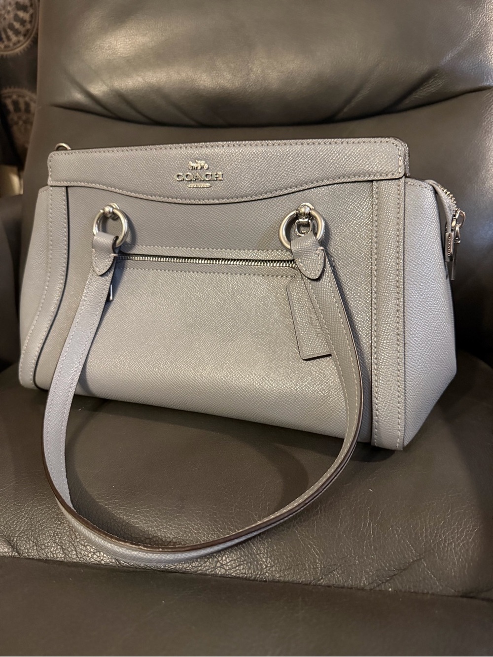 Coach Kailey Carryall Satchel in Gray